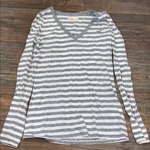 Hollister Striped long sleeve shirt